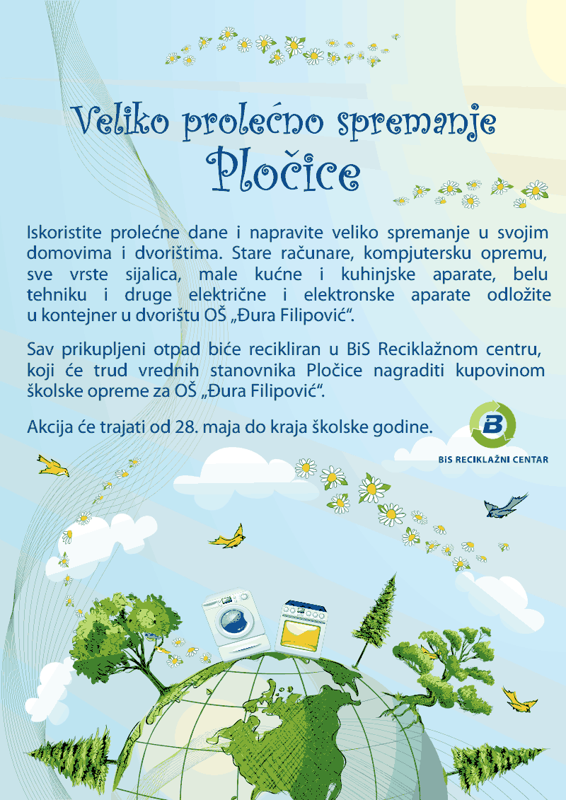 Veliko prolećno spremanje Pločice